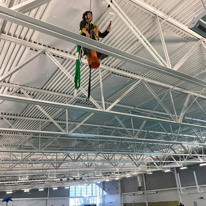 Rope-Access-Services-in-Edmonton-swimming-pool